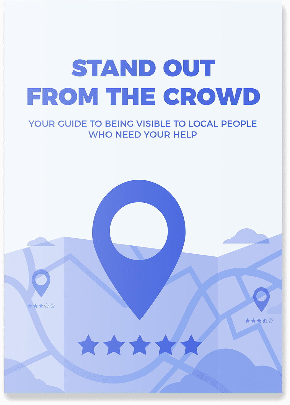 SEO Ebook Cover titled, Stand Out From The Crowd