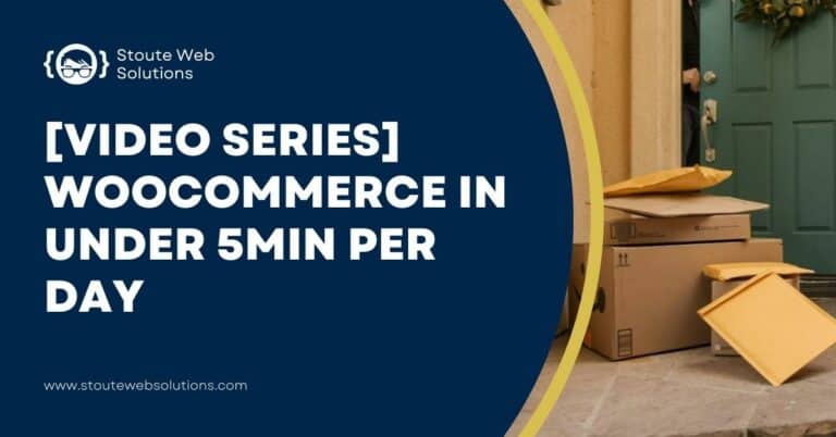 The front door has a pile of boxes and pouches.