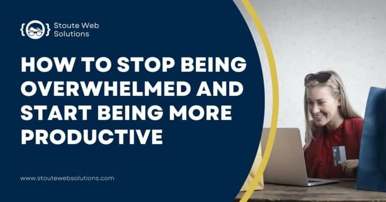 A woman feeling excited in front of her laptop.