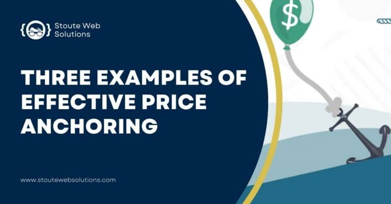 A cartoon representation of Price anchoring.