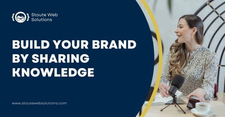 A woman shares knowledge during a live stream interview.