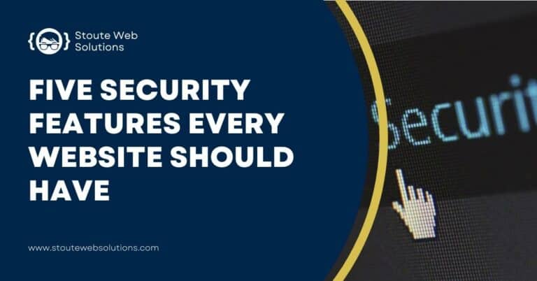 A computer screen displays a website security feature.