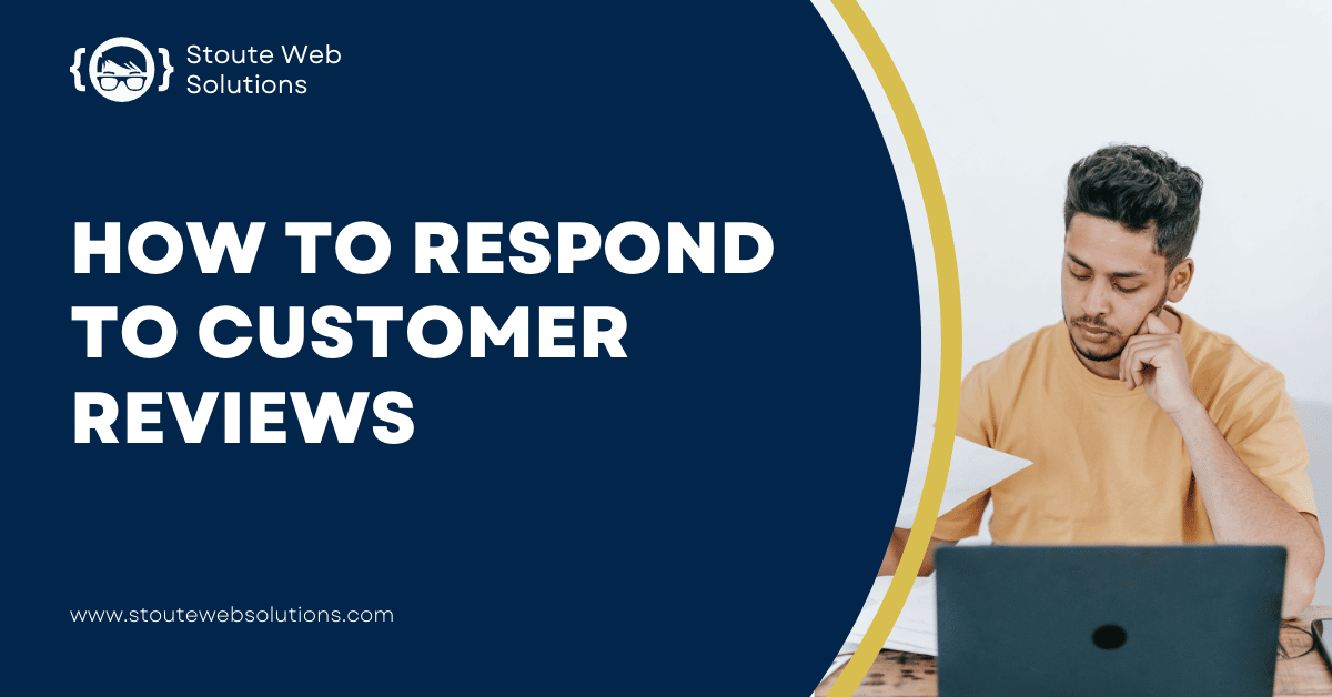 A business owner thinks about how to respond to customer reviews.