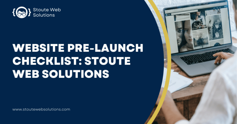 A webmaster is checking the site's pre launch checklist.