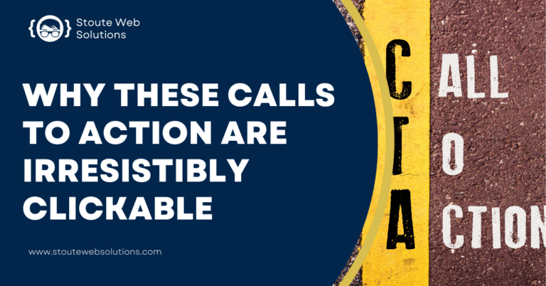 A text prompt in a website called CTA or Call To Action.