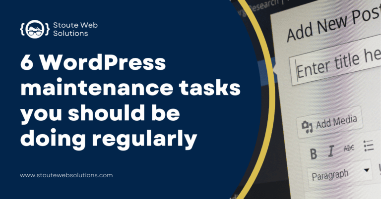 A computer screen displays a WordPress page.