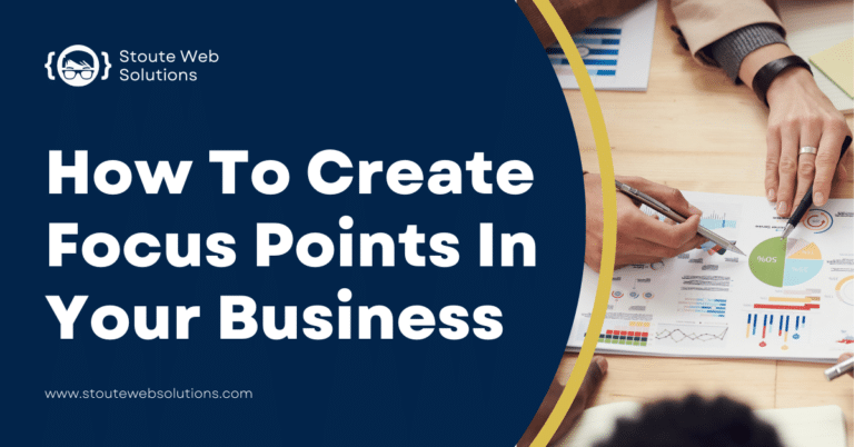 A group of office workers discussing on the table the focus points in the business.