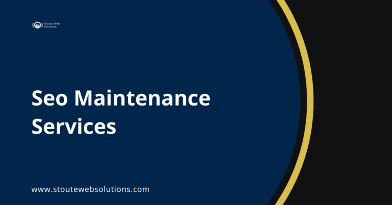 Seo Maintenance Services