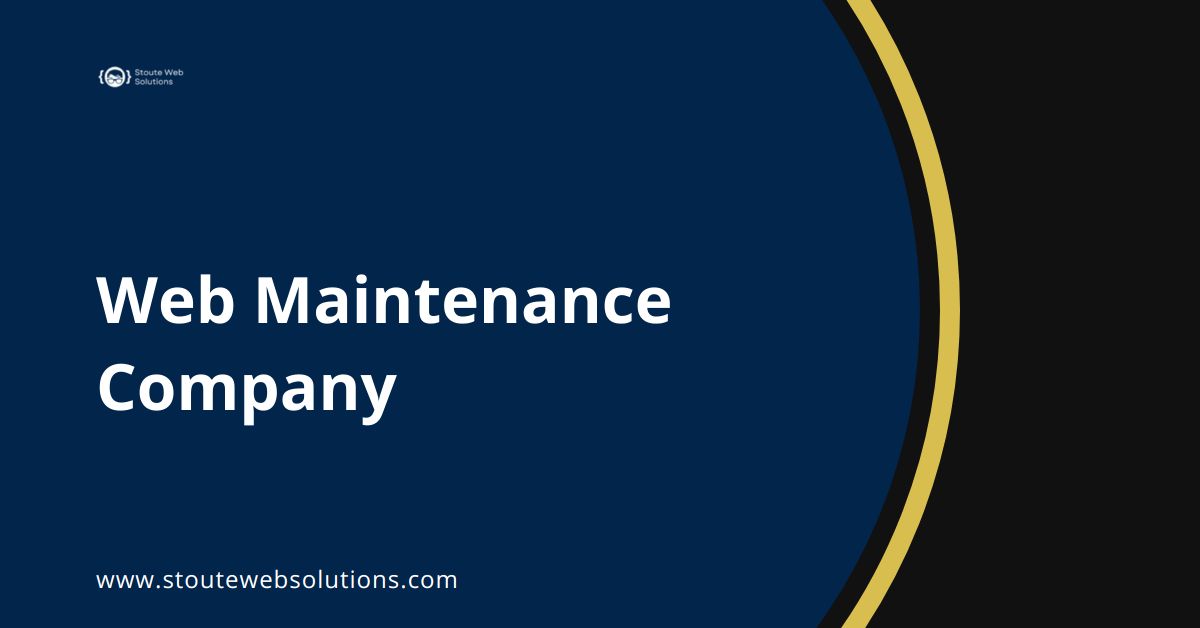 Web Maintenance Company
