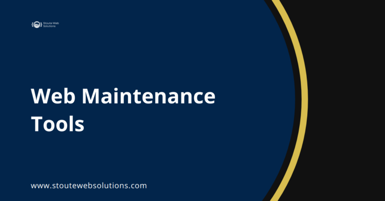 Web Maintenance Tools