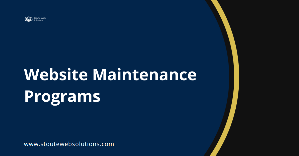 Website Maintenance Programs