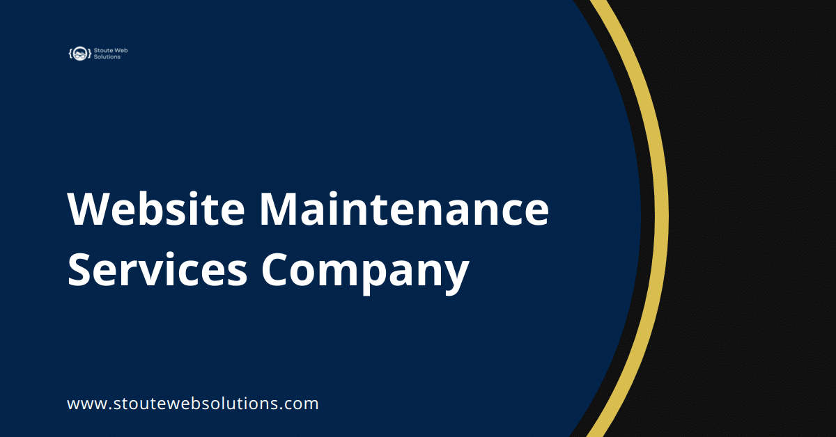 Website Maintenance Services Company