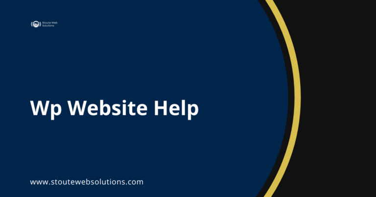 Wp Website Help