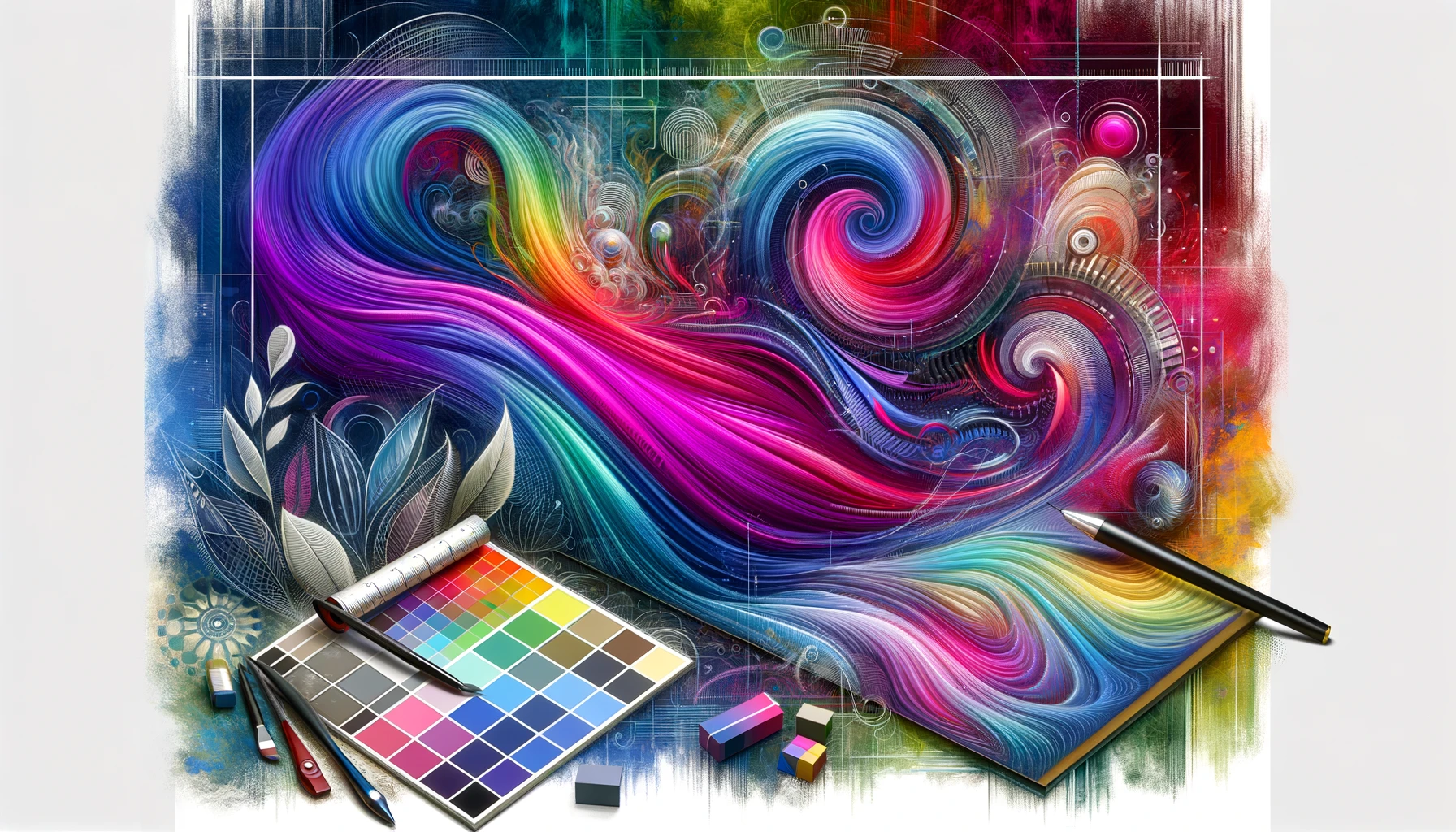 A lovely display of various colors for web designing.