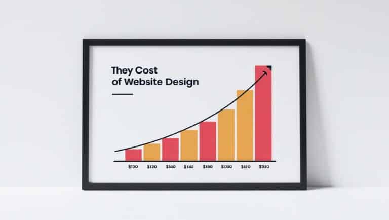 an increasing bar chart inside a frame.